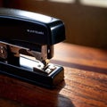 Stapler , office equipment gadget for binding papers Royalty Free Stock Photo