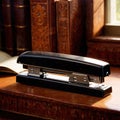 Stapler , office equipment gadget for binding papers Royalty Free Stock Photo