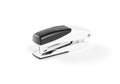 Stapler for paper on white background. Closeup Royalty Free Stock Photo