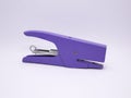 Stapler for sheets of paper. Office tool. Tool for office workers and schools. Useful metal accessory.  white. Royalty Free Stock Photo