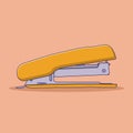 Stapler Vector Icon Illustration. Office. Stationery. Flat Cartoon Style Suitable for Web, Landing Page, Banner, Flyer, Sticker, Royalty Free Stock Photo