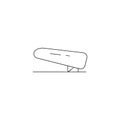 Stapler thin line icon. Stapler Hand Drawn icon Royalty Free Stock Photo