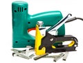 Staplers electrical and manual mechanical - for repair work in the house