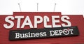 Staples Business Depot Royalty Free Stock Photo