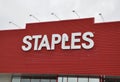 Staples store sign Royalty Free Stock Photo