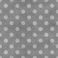 Black/Grey Polka Dot Pattern on Textured Background Royalty Free Stock Photo