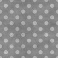 Black/Grey Polka Dot Pattern on Textured Background Royalty Free Stock Photo