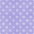 Purple/Lilac Polka Dot Pattern on Textured Paper Background Royalty Free Stock Photo
