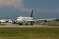 Star Alliance Airbus A340 Plane Royalty Free Stock Photo