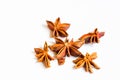 Star anise (aniseed stellate) macro