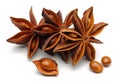 Star anise and aniseed Royalty Free Stock Photo