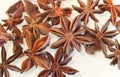 Star anise and chilli pepper Royalty Free Stock Photo