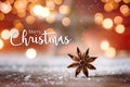 Star Anise - Christmas background Royalty Free Stock Photo