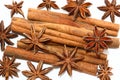 Star anise and cinnamon