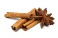 Star anise and cinnamon Royalty Free Stock Photo