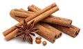 Star anise and cinnamon Royalty Free Stock Photo