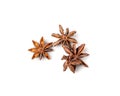 Star Anise Isolated, Illicium Spice, Badiane, Dry Anise Royalty Free Stock Photo