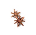 Star Anise Isolated, Illicium Spice, Badiane, Dry Anise Royalty Free Stock Photo