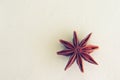 Star Anise lat. Illicium verum. Spice badyan