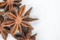 Star Anise Seed Pod on White Royalty Free Stock Photo