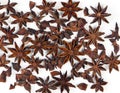 Star anise, star aniseed, or Chinese star anise Royalty Free Stock Photo