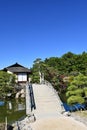 Beautiful Koraku-en Garden of Okayama City, Japan