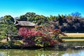 Beautiful Koraku-en Garden of Okayama City, Japan