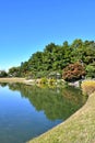 Beautiful Koraku-en Garden of Okayama City, Japan