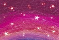Star background of pink color Royalty Free Stock Photo