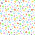 seamless star pattern and background vector illustration Royalty Free Stock Photo