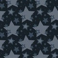 Seamless Star Pattern And Background Vector Illustration