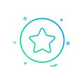 star basic icon vector design