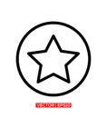 Star Best Icon Vector Illustration Royalty Free Stock Photo