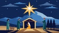 The star of Bethlehem shines above the stable guiding visitors to witness the birth of Jesus and experience the magic of
