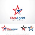 Star Brand Logo Template Design Vector, Emblem, Design Concept, Creative Symbol, Icon