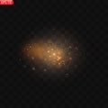 Star burst with dust and sparkle isolated Royalty Free Stock Photo