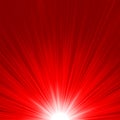 Star burst red and yellow fire. EPS 8 Royalty Free Stock Photo