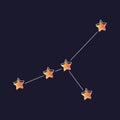 Star Chart With Five Stars