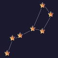 Star Chart With Five Stars