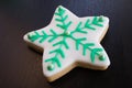 Star christmas Cookie Royalty Free Stock Photo