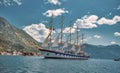 Star Clippers sailboat in Boca Bay of Kotor Perast in about June