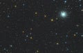 Star cluster of m13 in the constellation of Hercules Royalty Free Stock Photo