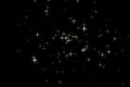 Star cluster M47 Golden stars Beautiful night sky