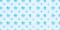 Star cold blue symmetry combine seamless pattern