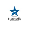 Star color vector logo