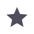Star colored icon. Rating symbol vector illustration