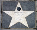 The star commemorating Hungarian composer Franz Liszt on the Music Mile in Vienna