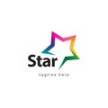 Star Company Logo Vector Design Illustration