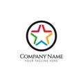 Star Company Logo Vector Template Design Illustration