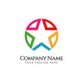 Star Company Logo Vector Template Design Illustration